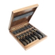 Set 7 surubelnite Premium in cutie din lemn  - Narex Wood Line Plus